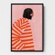 The Woman With the Orange Stripes