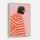 The Woman With the Orange Stripes