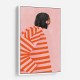 The Woman With the Orange Stripes