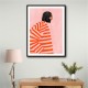 The Woman With the Orange Stripes