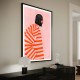The Woman With the Orange Stripes