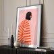 The Woman With the Orange Stripes