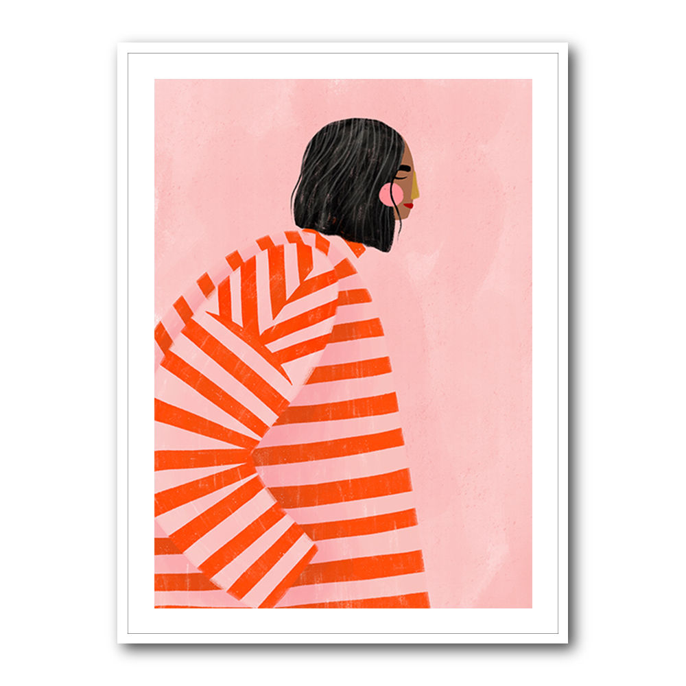 The Woman With the Orange Stripes