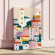Colorful Village Scene