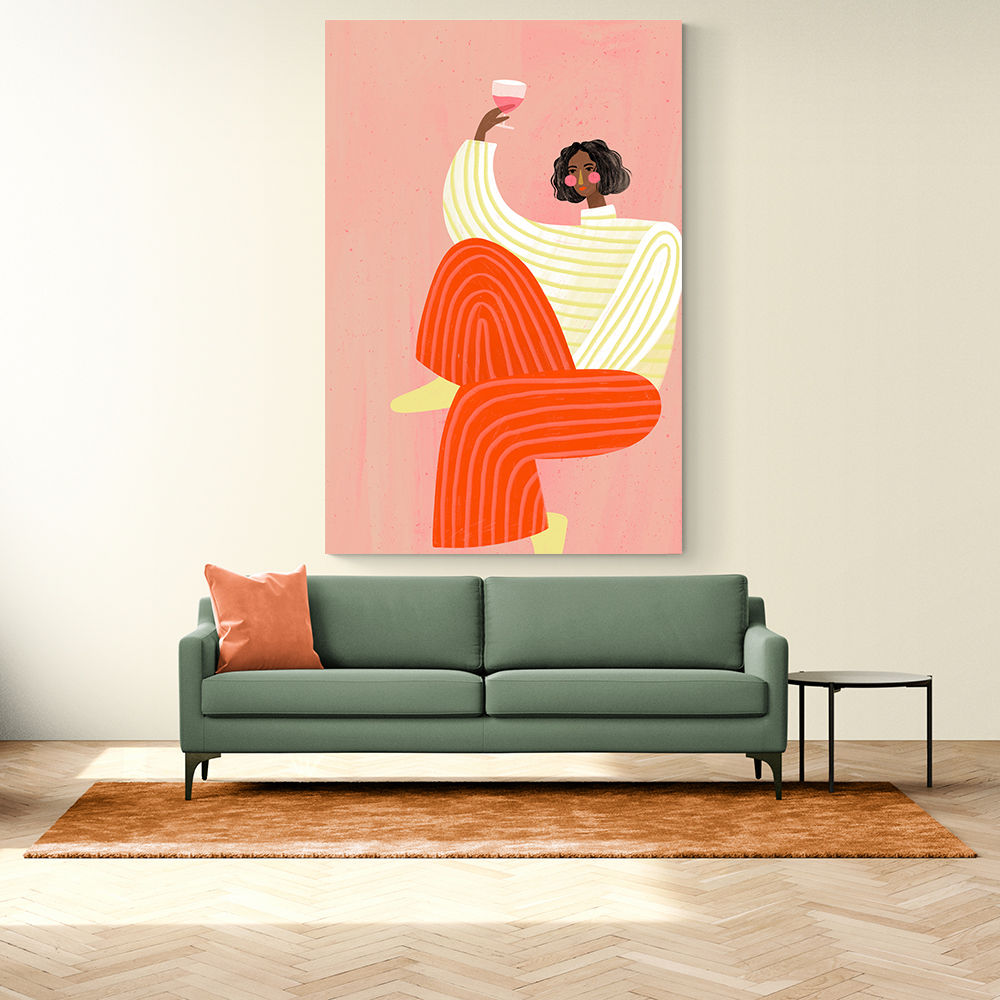 The Woman With The Glass of Wine
