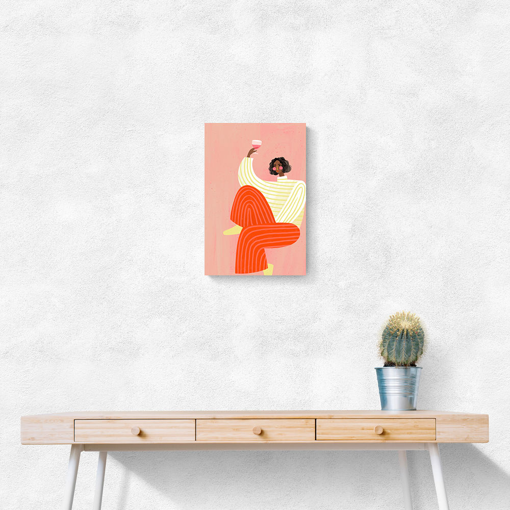 The Woman With The Glass of Wine