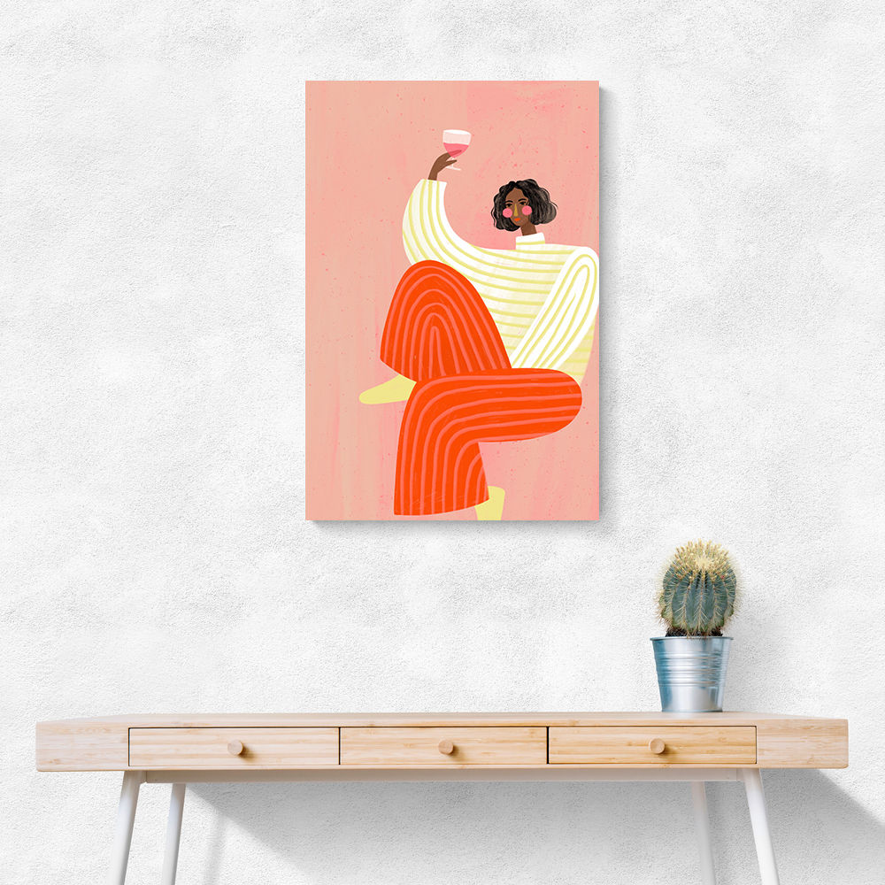 The Woman With The Glass of Wine