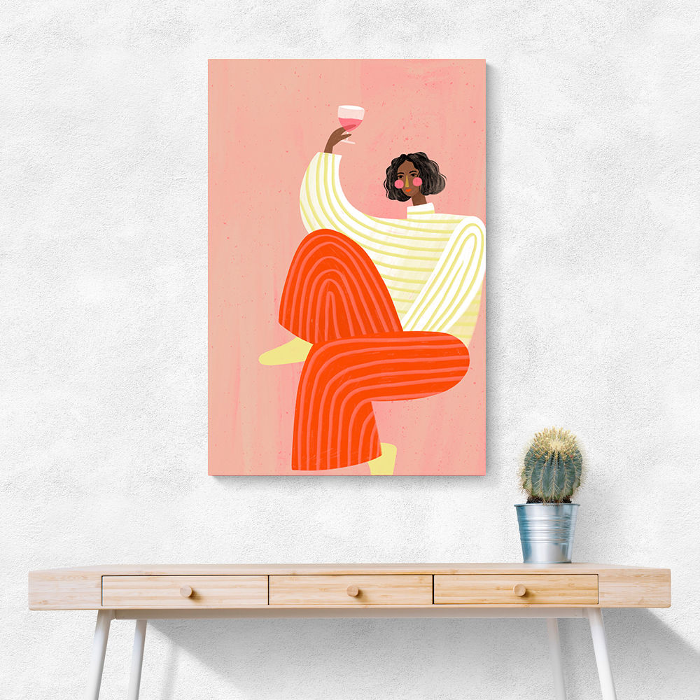 The Woman With The Glass of Wine