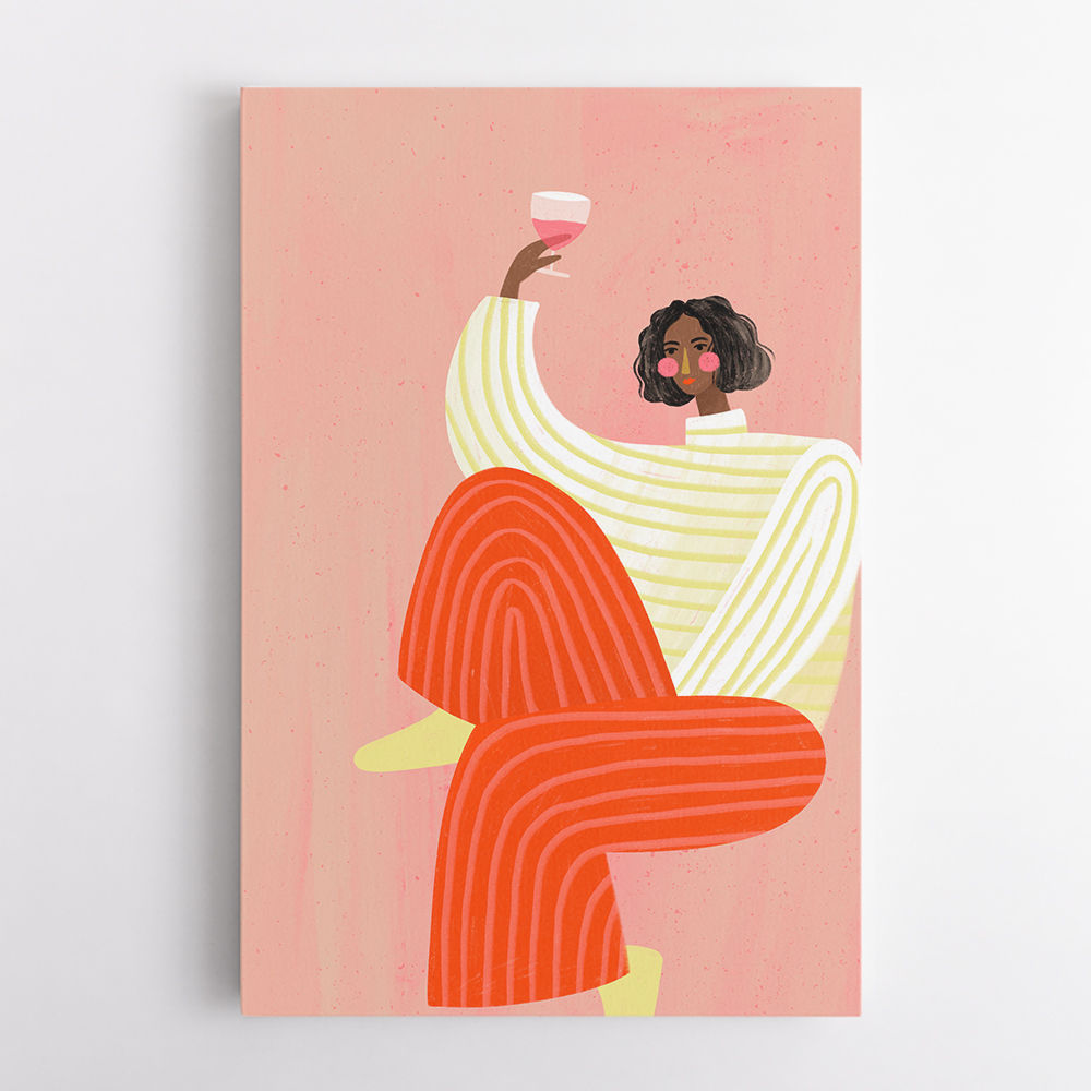 The Woman With The Glass of Wine