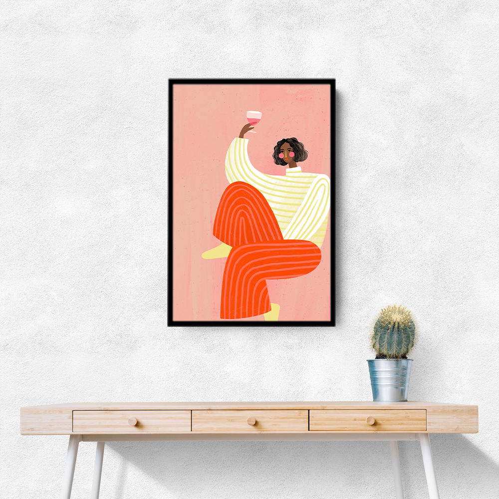 The Woman With The Glass of Wine