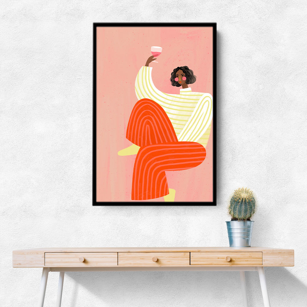The Woman With The Glass of Wine