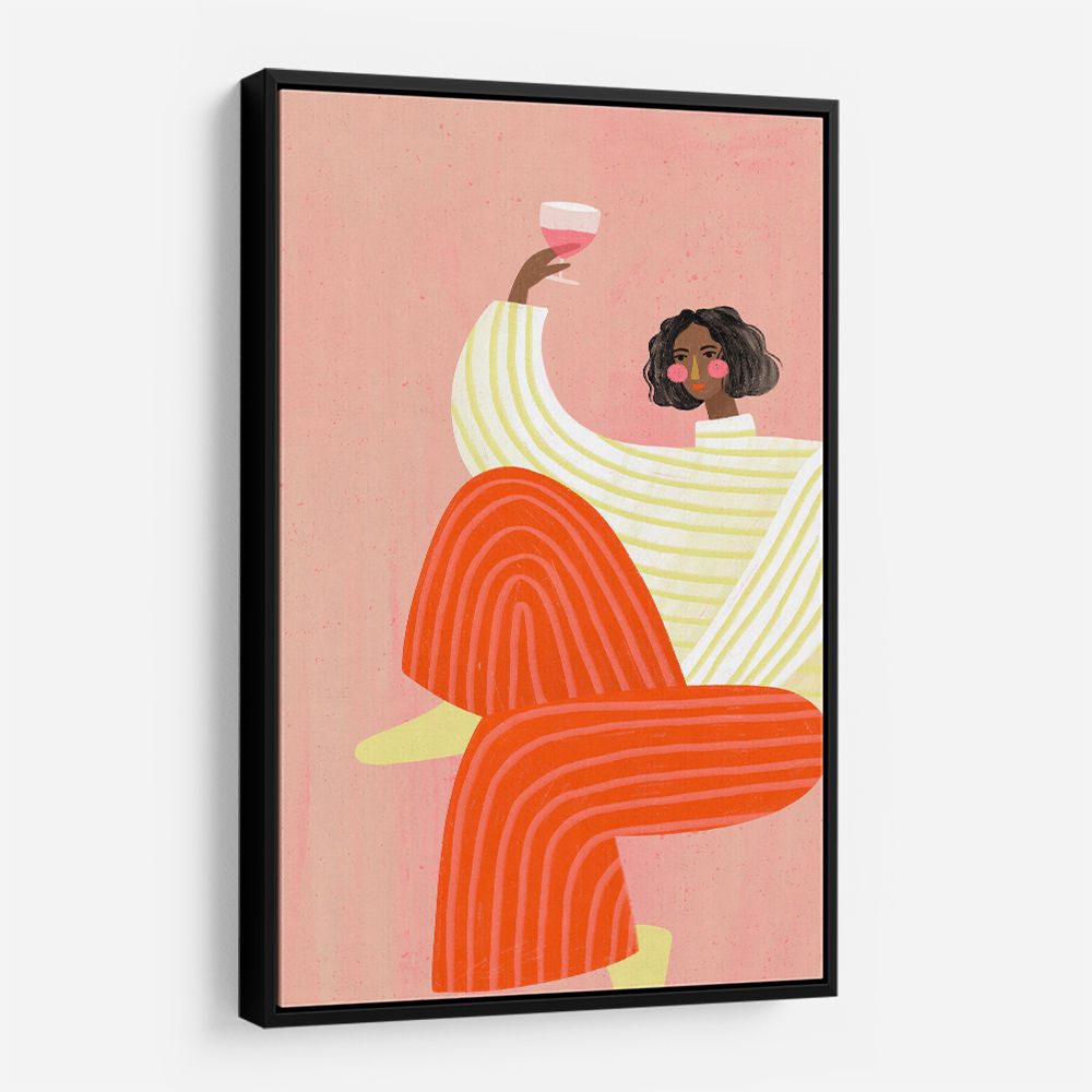 The Woman With The Glass of Wine