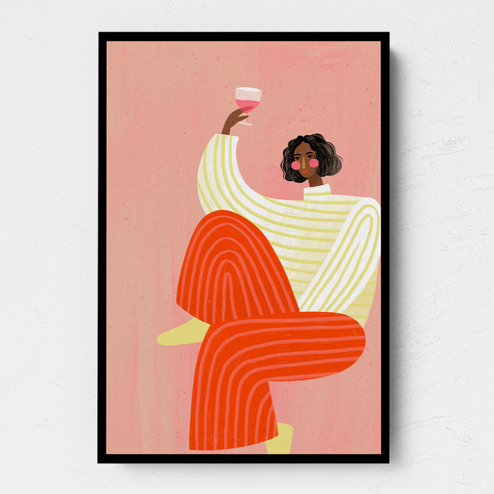 The Woman With The Glass of Wine