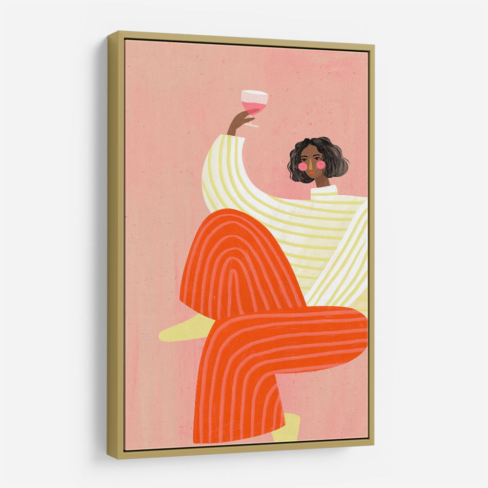The Woman With The Glass of Wine