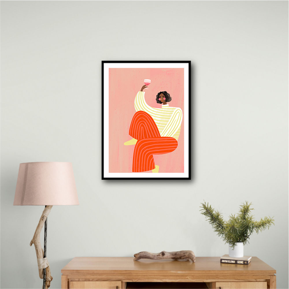 The Woman With The Glass of Wine