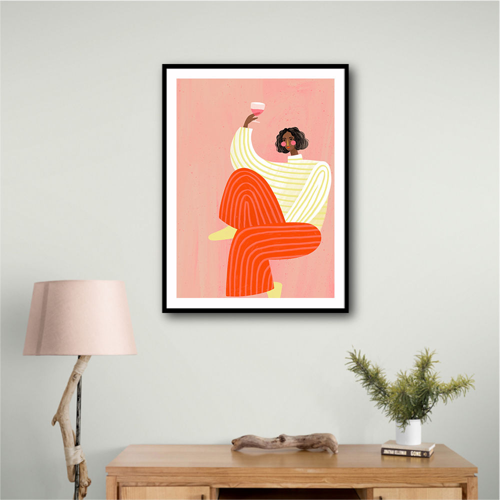 The Woman With The Glass of Wine