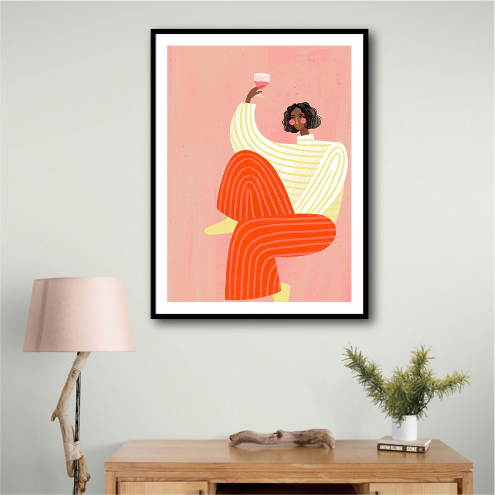 The Woman With The Glass of Wine
