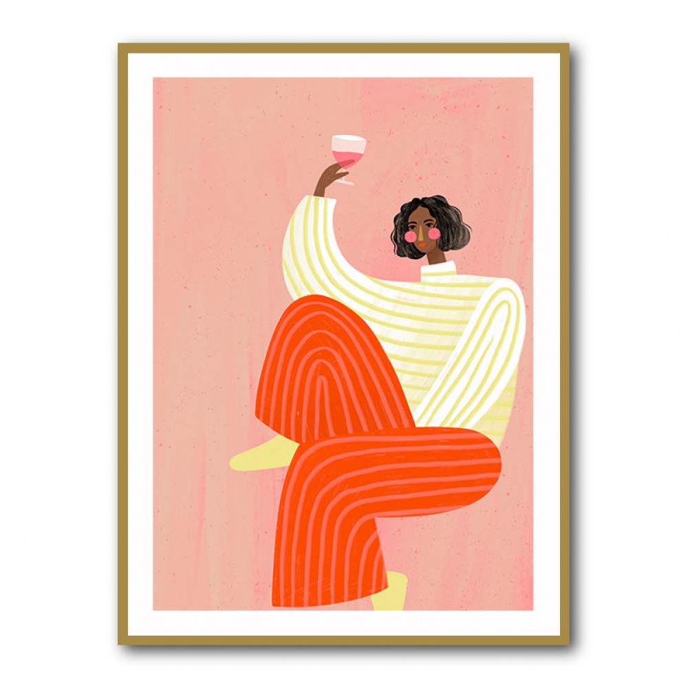 The Woman With The Glass of Wine
