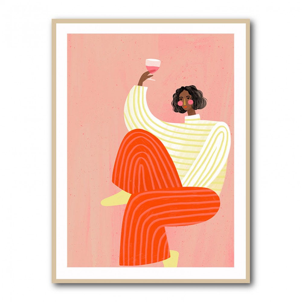 The Woman With The Glass of Wine
