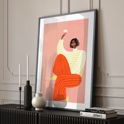 The Woman With The Glass of Wine