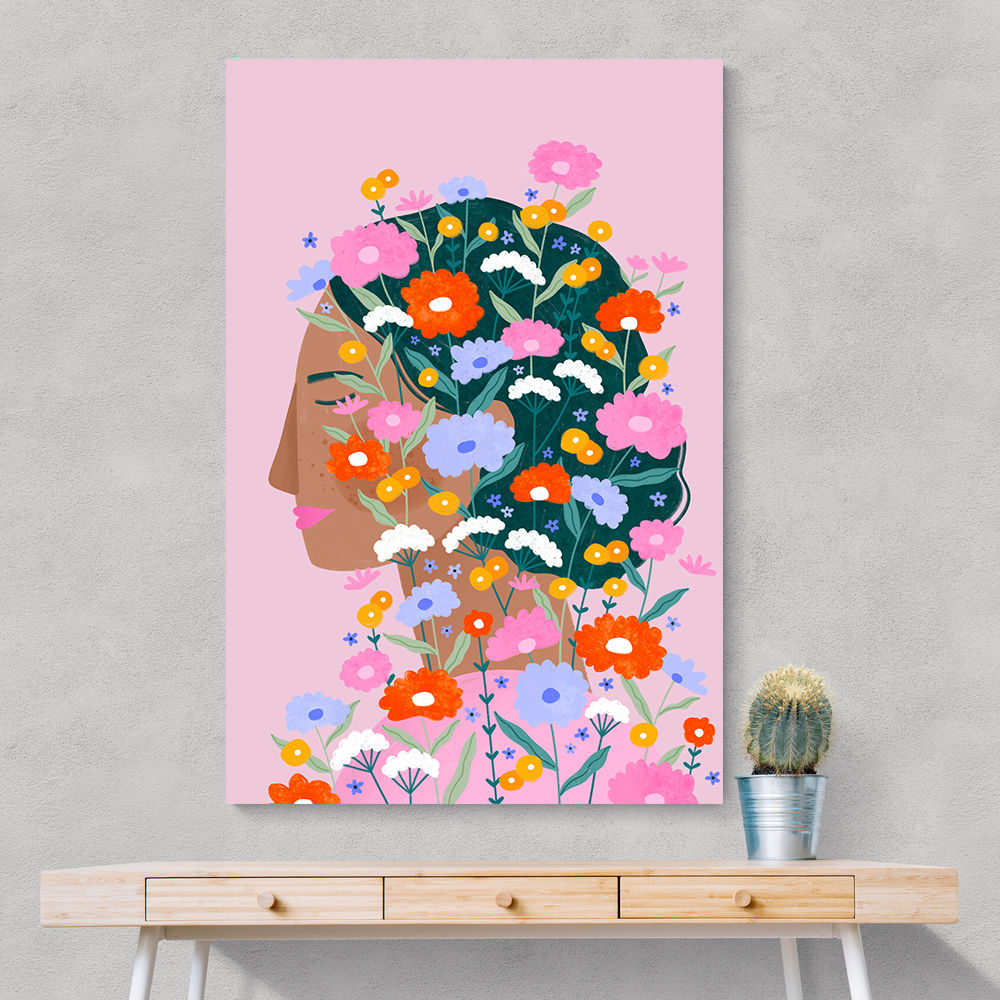 Colourful Flower Lady