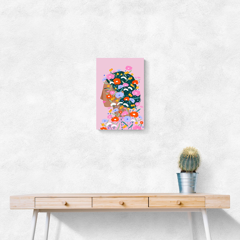 Colourful Flower Lady