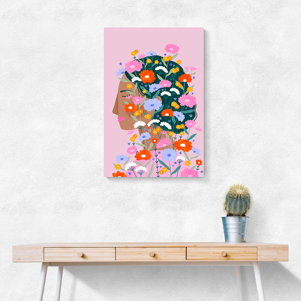 Colourful Flower Lady