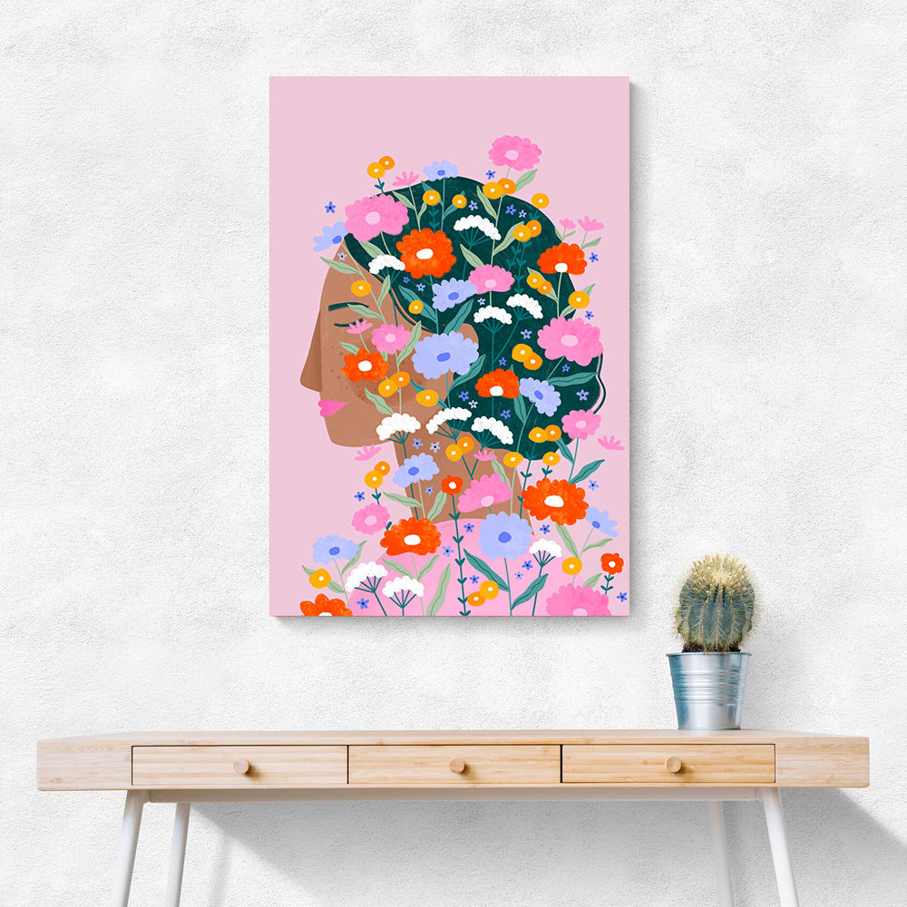 Colourful Flower Lady