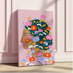 Colourful Flower Lady