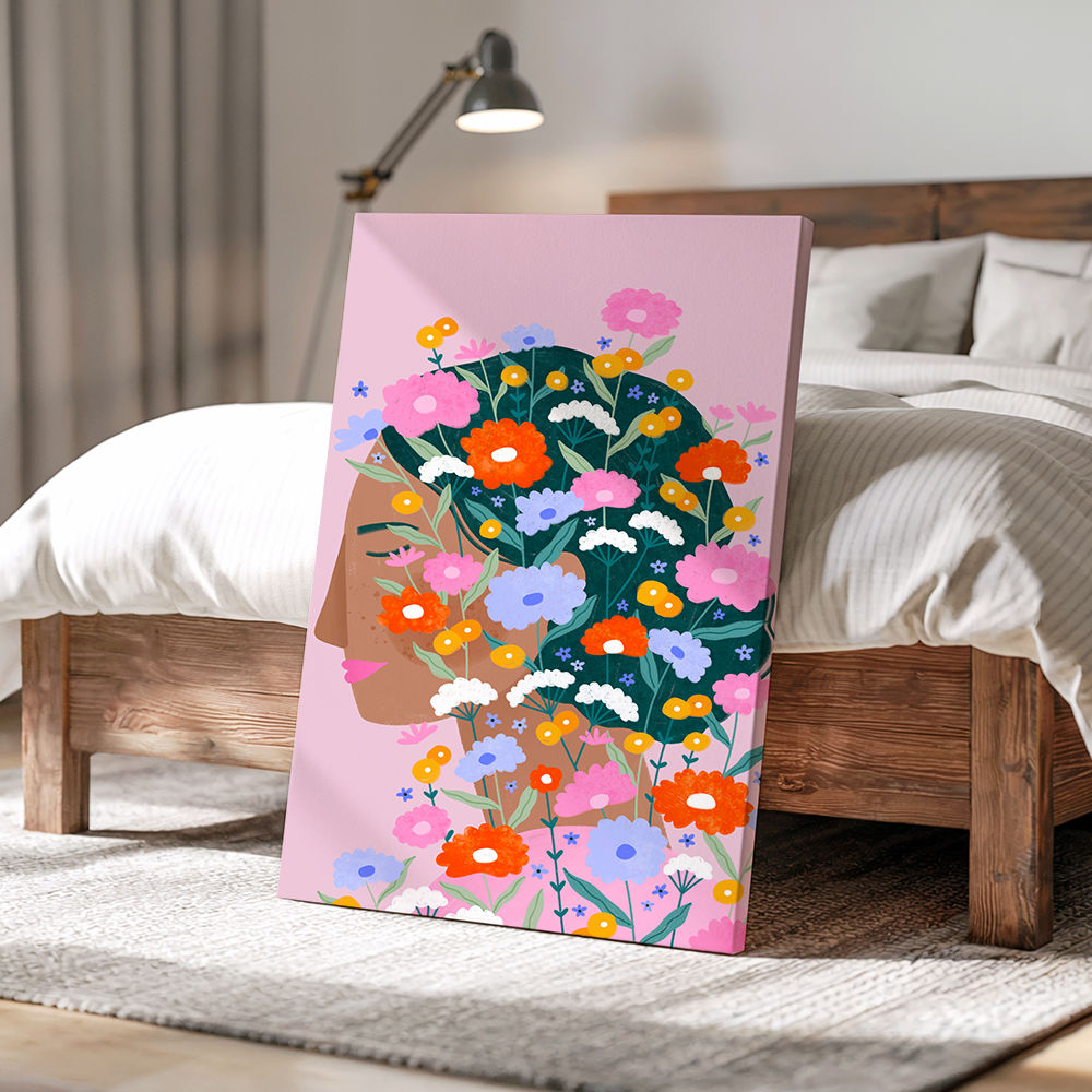 Colourful Flower Lady