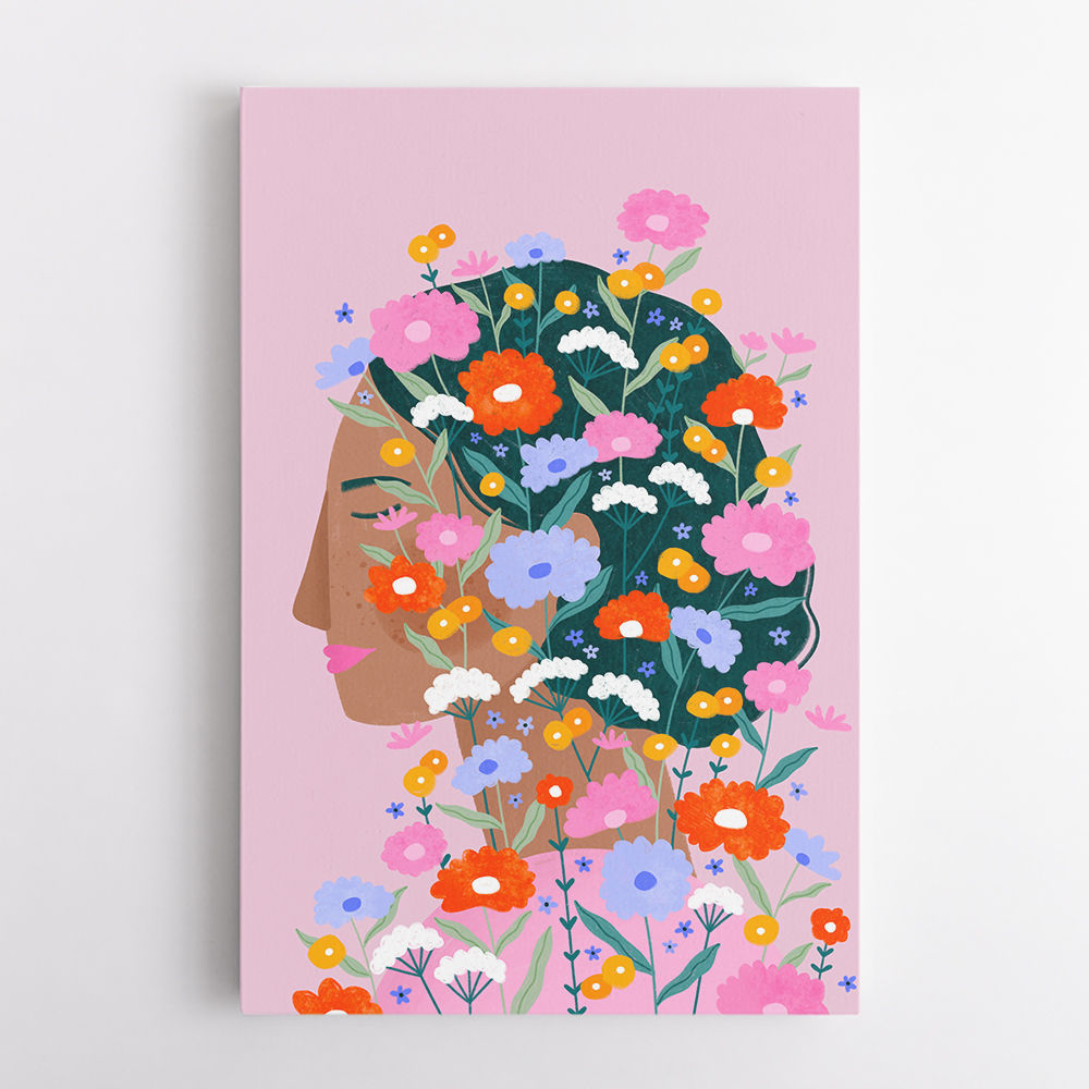 Colourful Flower Lady