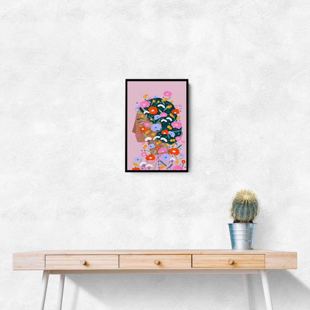 Colourful Flower Lady