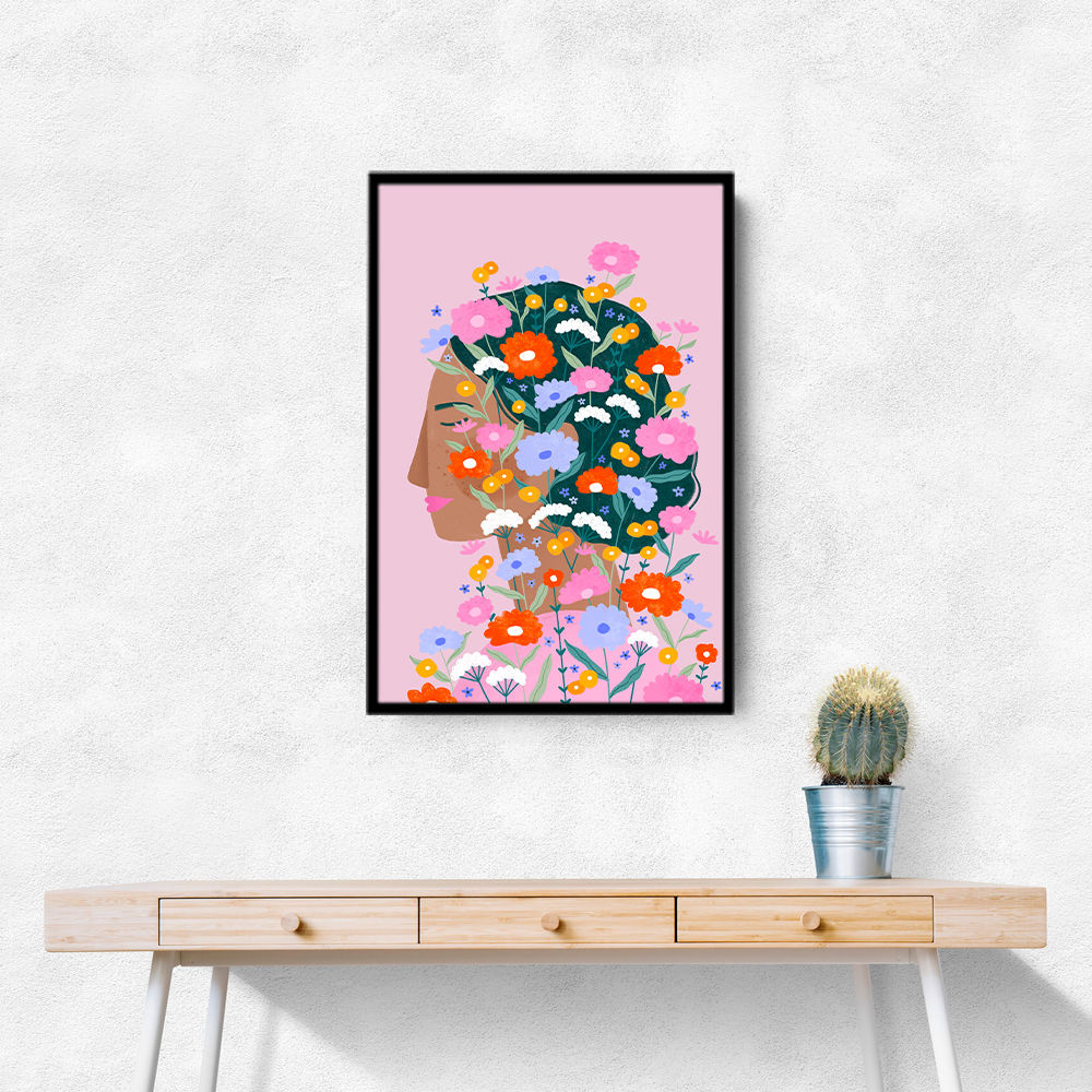 Colourful Flower Lady