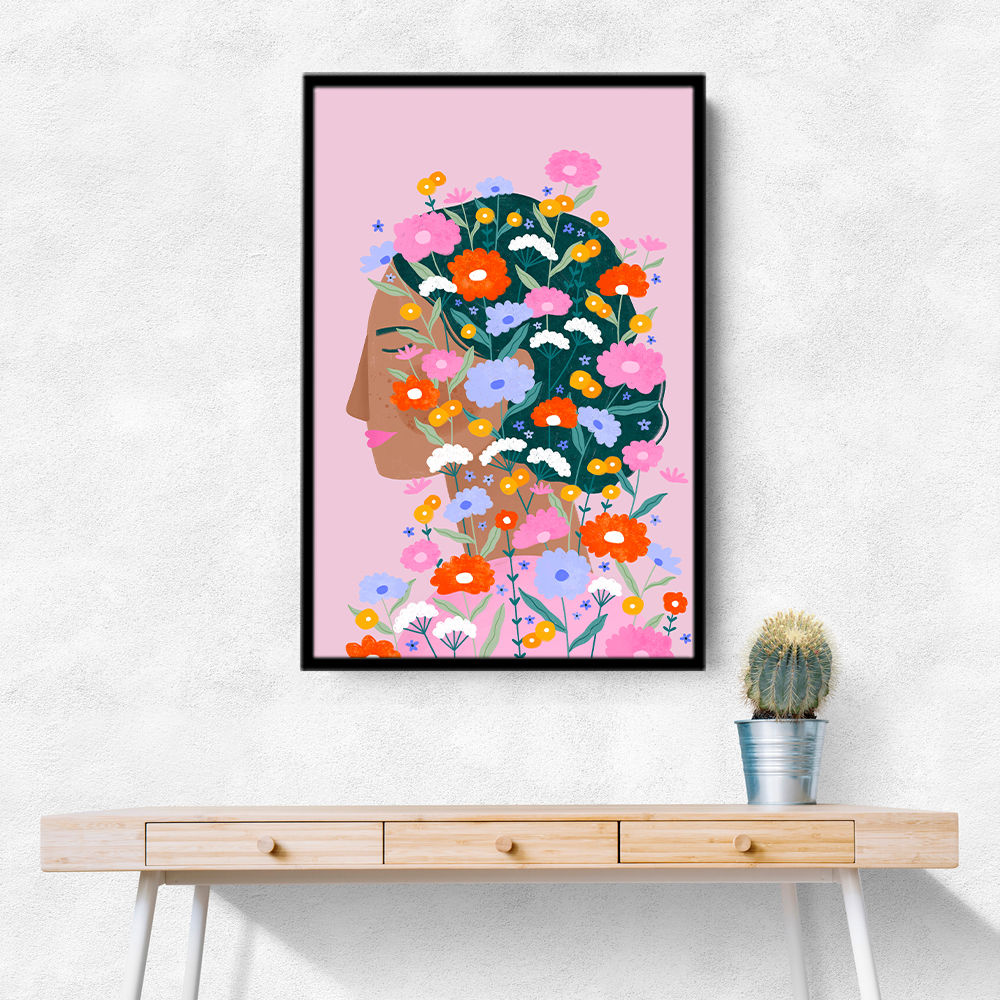 Colourful Flower Lady
