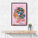 Colourful Flower Lady