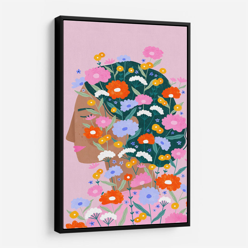 Colourful Flower Lady