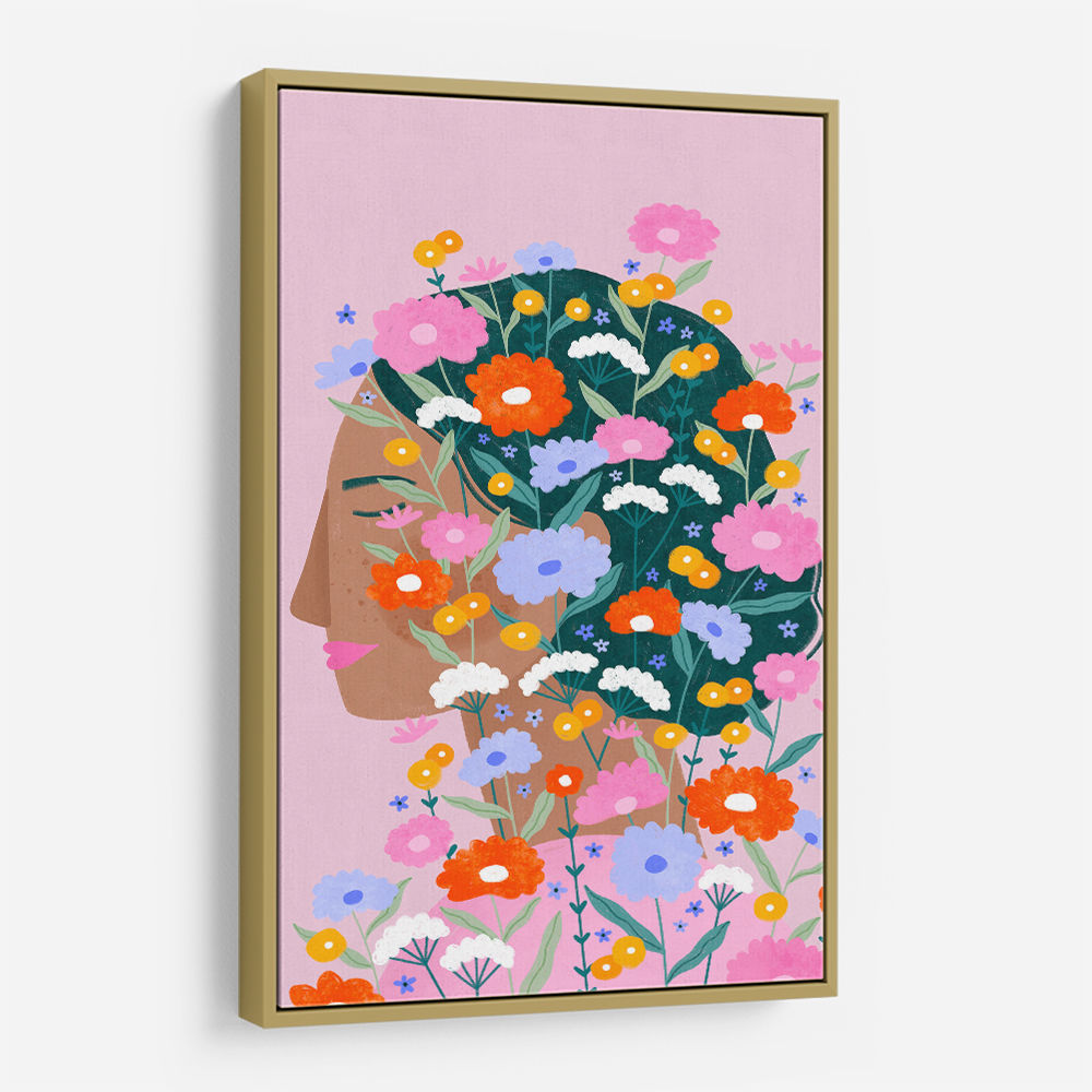 Colourful Flower Lady