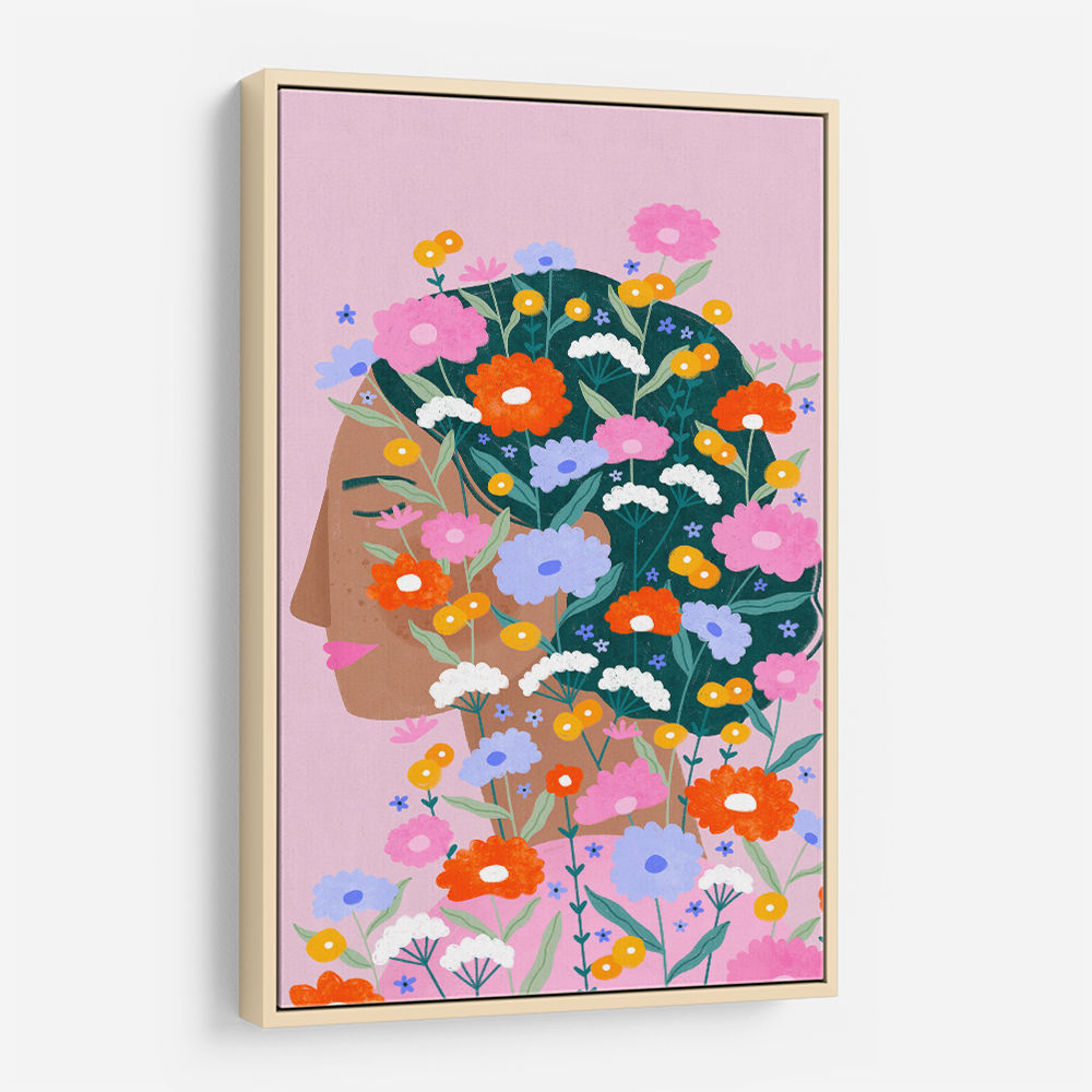 Colourful Flower Lady