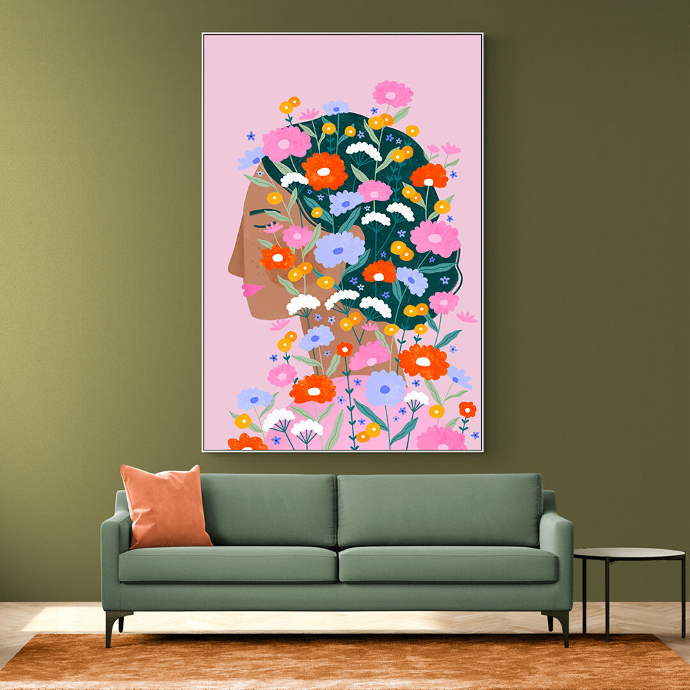Colourful Flower Lady