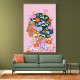 Colourful Flower Lady