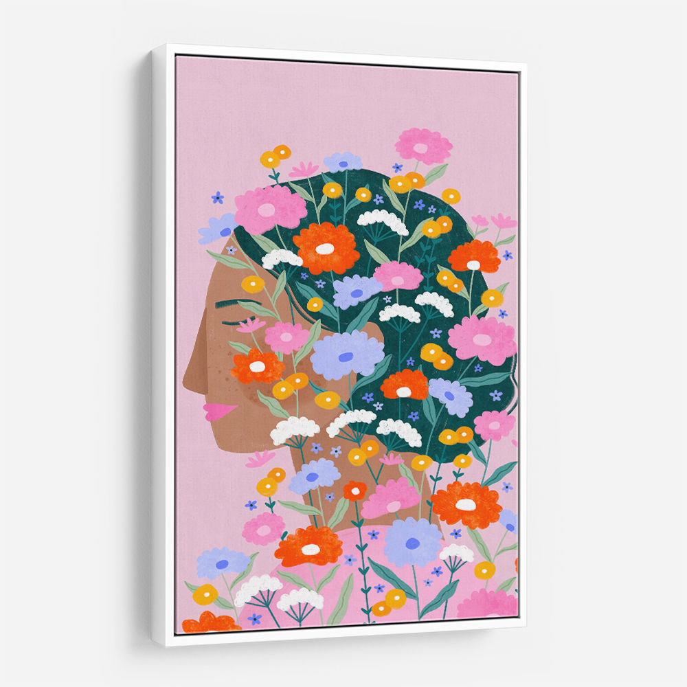Colourful Flower Lady