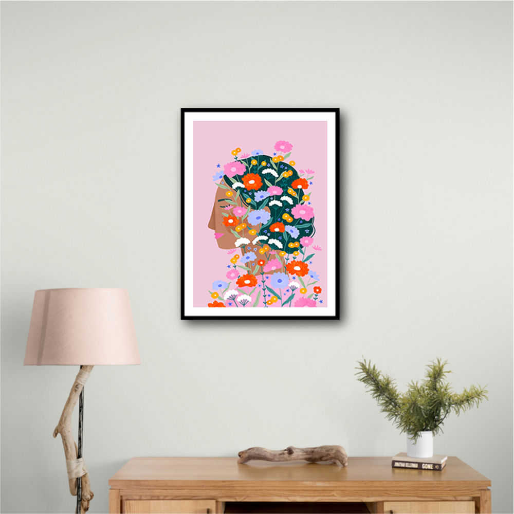 Colourful Flower Lady
