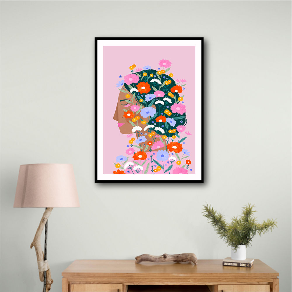 Colourful Flower Lady
