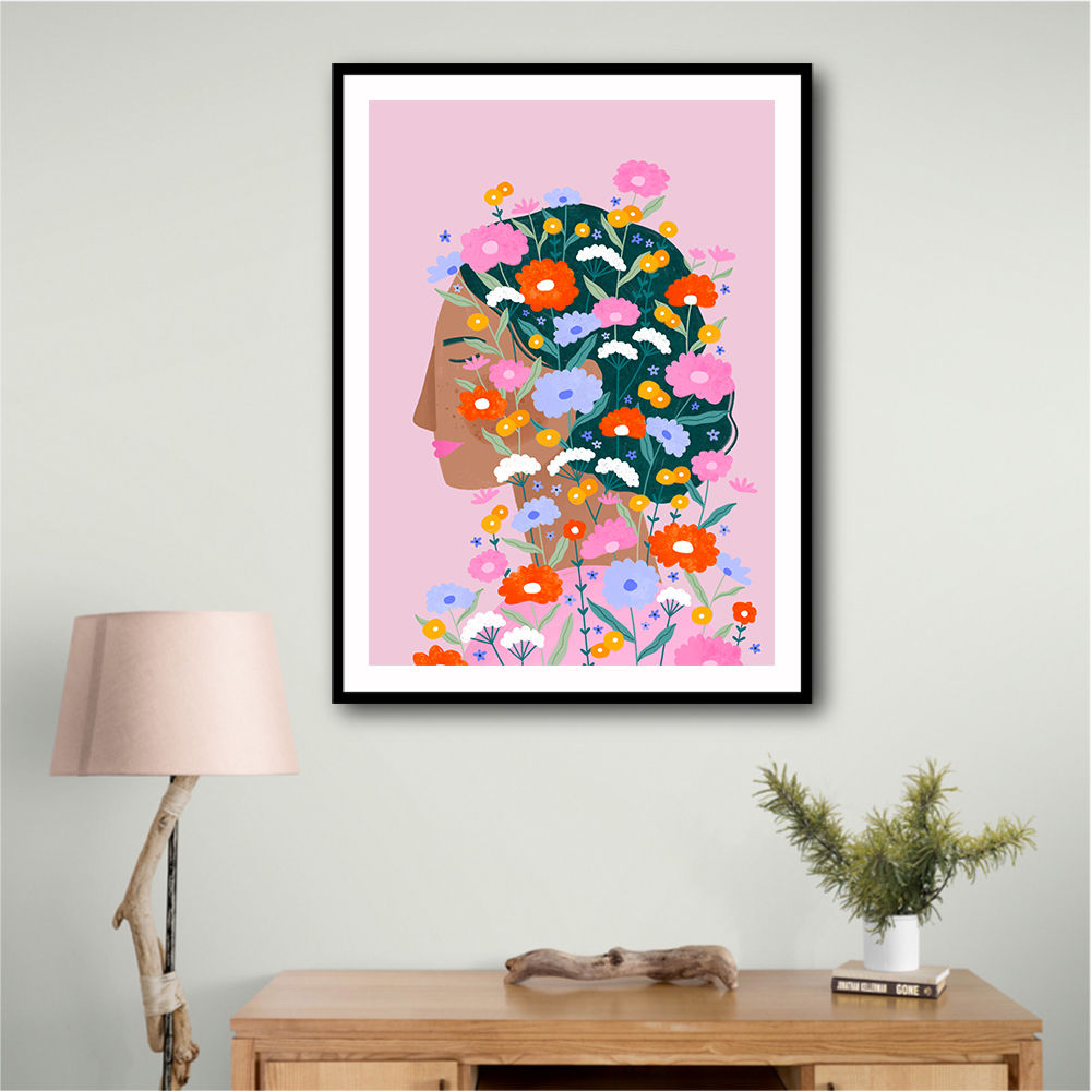 Colourful Flower Lady