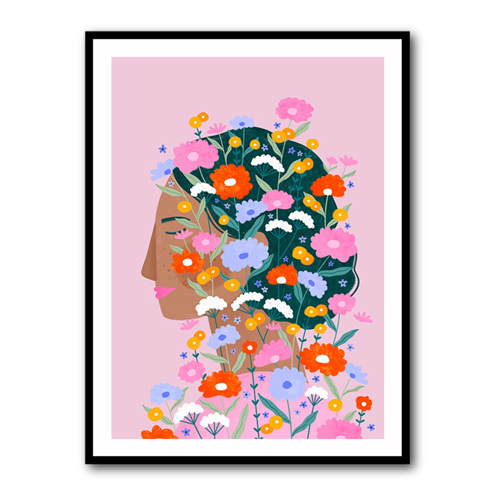 Colourful Flower Lady