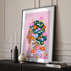 Colourful Flower Lady