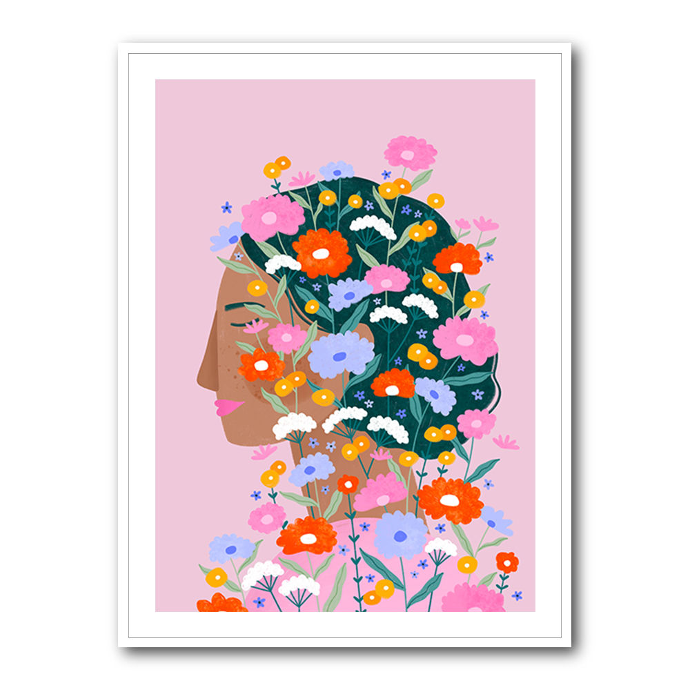 Colourful Flower Lady
