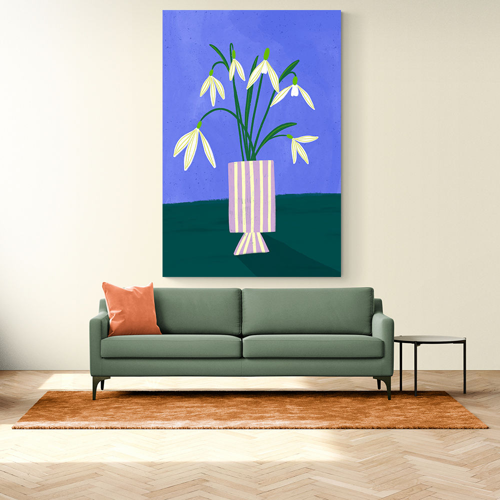 Snowdrops in Stripes