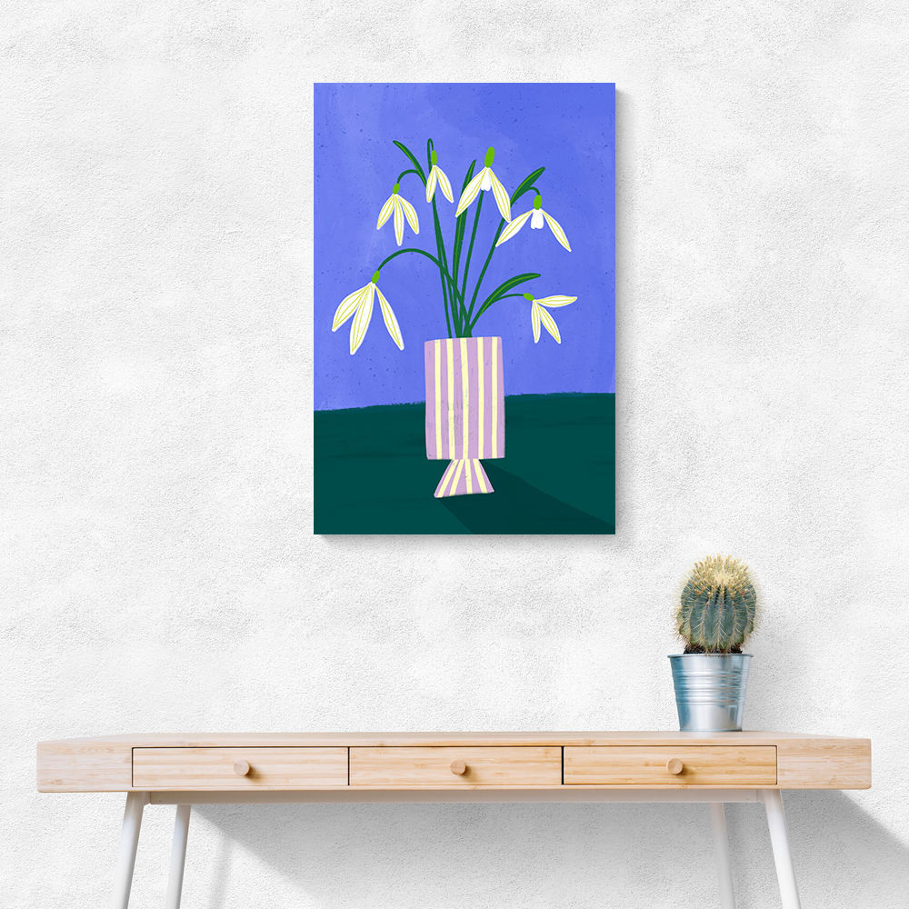 Snowdrops in Stripes