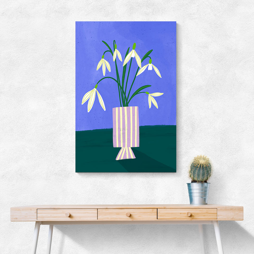 Snowdrops in Stripes